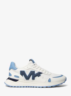 Sneaker Miles van leer en mesh image number 1