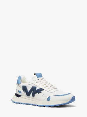 Blue and white 2024 michael kors shoes