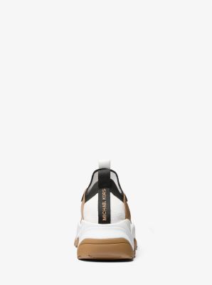 Atlas Stretch Knit and Leather Trainer