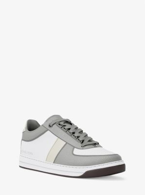 MK Sneaker Brady Aus Leder In Blockfarben - Grau