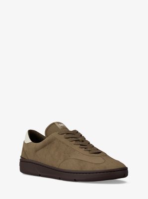Michael Kors MK Sneaker Wilton Aus Wildleder - Natur