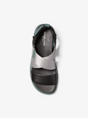 Damon Leather and Nylon Sandal Michael Kors Canada