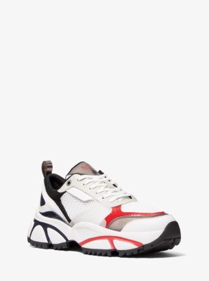 basket michael kors homme rouge