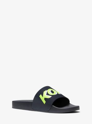 michael kors slides mens yellow
