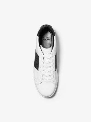 Tyler Leather and Logo Sneaker
