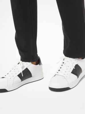 Tyler Leather and Logo Sneaker