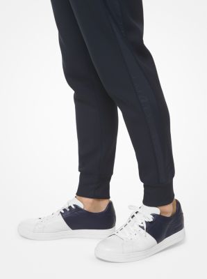 Caspian Two-Tone Leather Sneaker | Michael Kors Canada