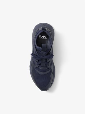 Espadrille Nolan en maille et en cuir caoutchouté