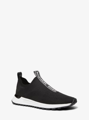 BALENCIAGA Speed Sock Logo-Print Stretch-Knit Slip-On Sneakers for Men