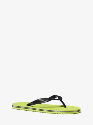 Michael kors flip shop flops mens olive