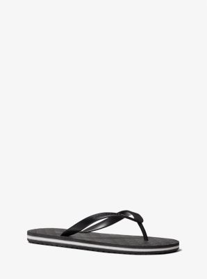 Michael kors discount womens flip flops