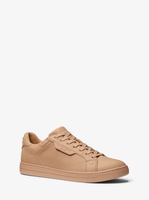 Keating Leather Sneaker in CAMEL | Michael Kors