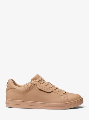 Keating Leather Sneaker in CAMEL | Michael Kors