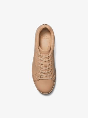 Keating Leather Sneaker in CAMEL | Michael Kors