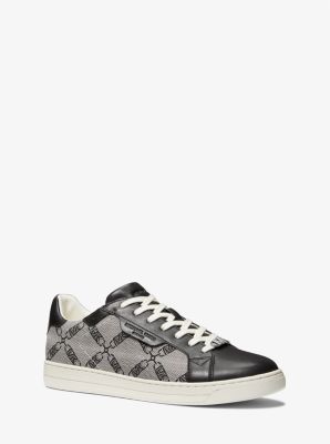 Keating Empire Logo Jacquard And Leather Sneaker image number 0