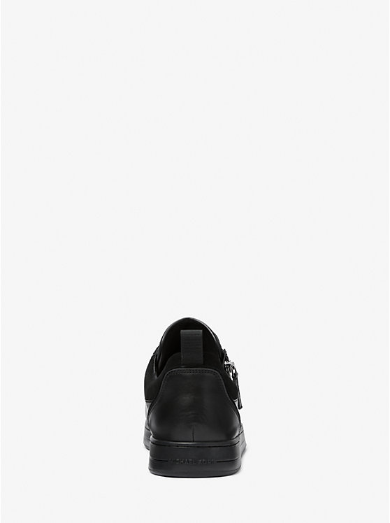 Keating Leather Zip and Lace-Up Sneakers image number 2