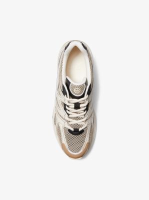 Kit Extreme Mesh and Leather Trainer | Michael Kors