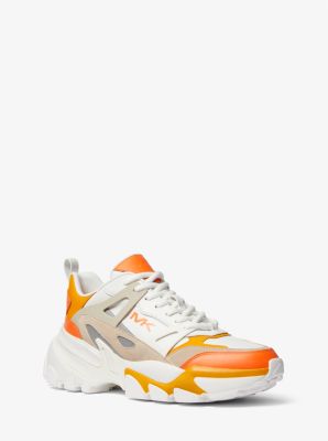Basket Nick en cuir et daim image number 0