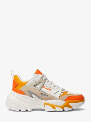 Basket Nick en cuir et daim image number 1