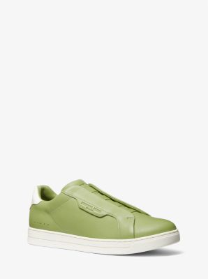 Keating Two Tone Leather Slip On Sneaker