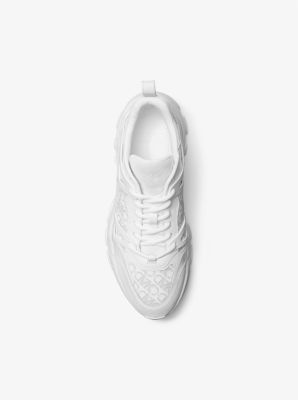 Nick Empire Signature Logo and Leather Trainer image number 3
