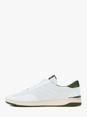Wilton Perforated Leather Sneaker in EVERGREEN | Michael Kors