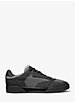 Adrian Two-Tone Stretch Knit and Rubberized Leather Sneaker image number 1
