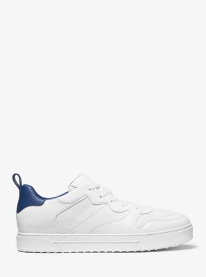 Baxter Two-Tone Leather Lace-Up Sneaker