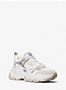Nick Leather Suede and Mesh Trainer image number 0