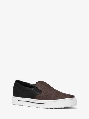 【Michael Kors】Emmett Logo Slip-On Sneaker Baxter Logo and Leather Slip-On Sneaker | Michael Kors [US]