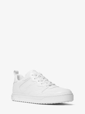 Baxter Python Embossed Leather Sneaker