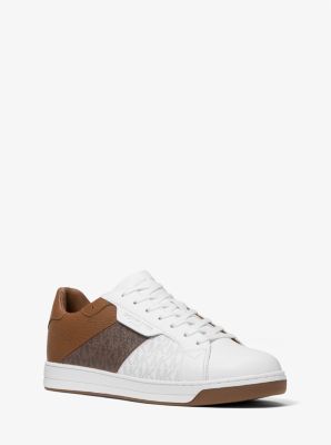 michael kors keating leather sneaker