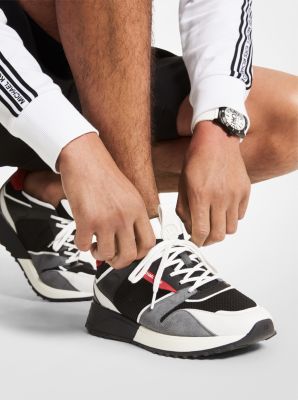 【Michael Kors】Theo Leather and MeshTrainer Theo Leather and Mesh Trainer | Michael Kors [US]
