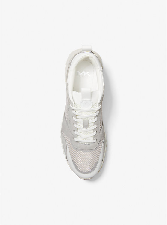 Theo Mesh and Suede Trainer image number 3