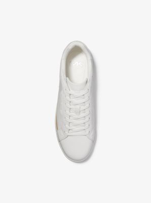 Sneaker Keating in pelle goffrata bicolore