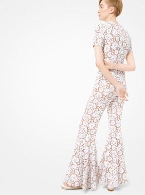 Michael kors shop white lace jumpsuit