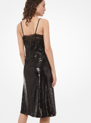 Michael kors shop sequin slip dress