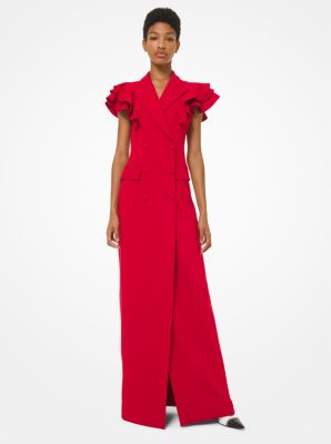 michael kors gowns red