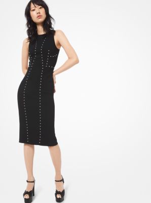 Michael kors 2025 studded crepe dress