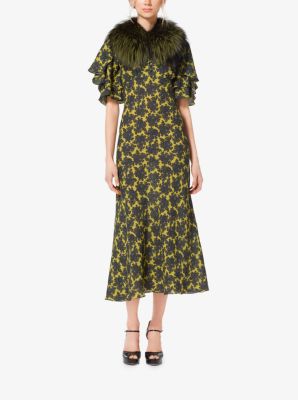 Paisley Silk-Georgette Dress