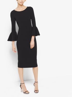 Bell-Cuff Sheath Dress