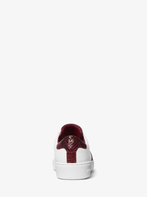 michael michael kors irving leather sneaker