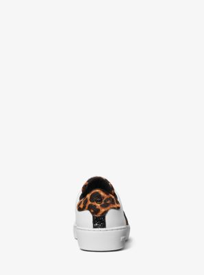 Irving Leopard Print Calf Hair and Leather Stripe Sneaker image number 2