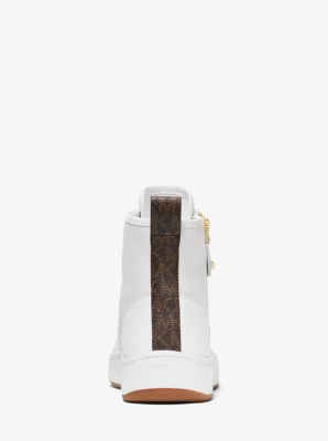 Shea Logo and Leather High Top Sneaker image number 2