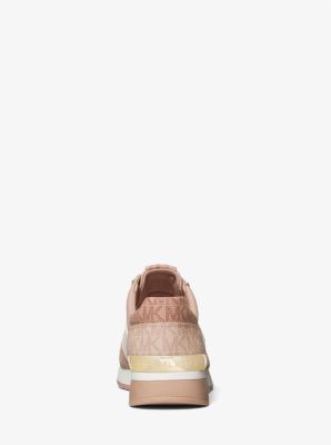 MICHAEL KORS Allie メタリックトレーナー Allie Stride Mesh and Logo Trainer | Michael Kors [US]