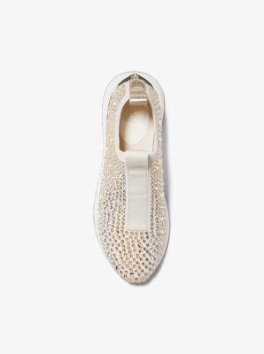 Bodie Embellished Mesh Slip-On Trainer