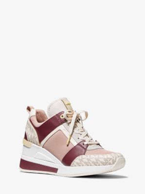 Georgie Color-Block Mesh and Logo Trainer