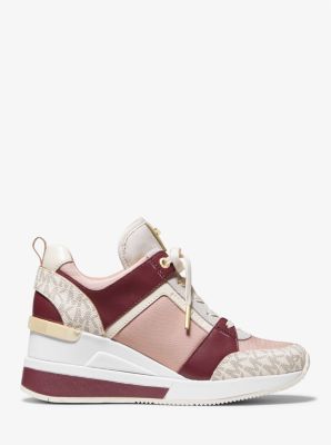 Georgie Color-Block Mesh and Logo Trainer