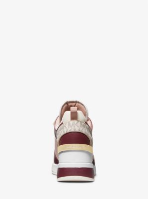 Georgie Color-Block Mesh and Logo Trainer