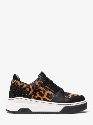 Michael kors leopard tennis hot sale shoes